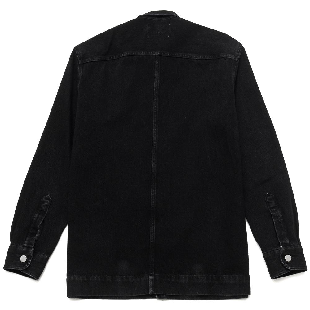 Schnayderman's Overshirt Denim One Washed Black at shoplostfound, back