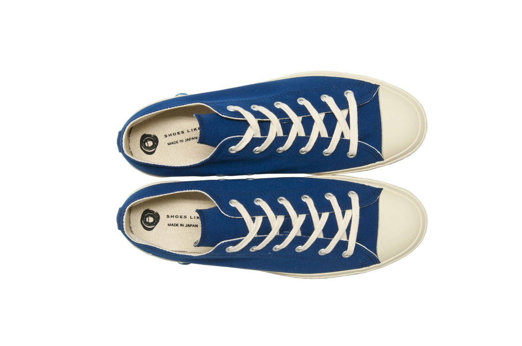 Shoes Like Pottery Low Top Vulcanized Sneakers, Indigo Canvas