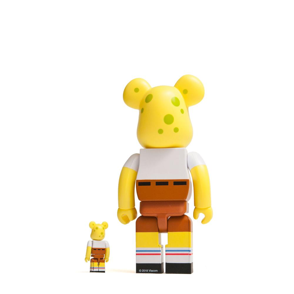 Medicom Toy x SponeBob Squarepants 100% + 400% Bearbrick at shoplostfound, back