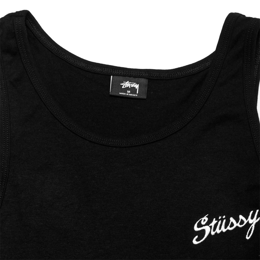 Stüssy Champion Tank Black at shoplostfound, neck