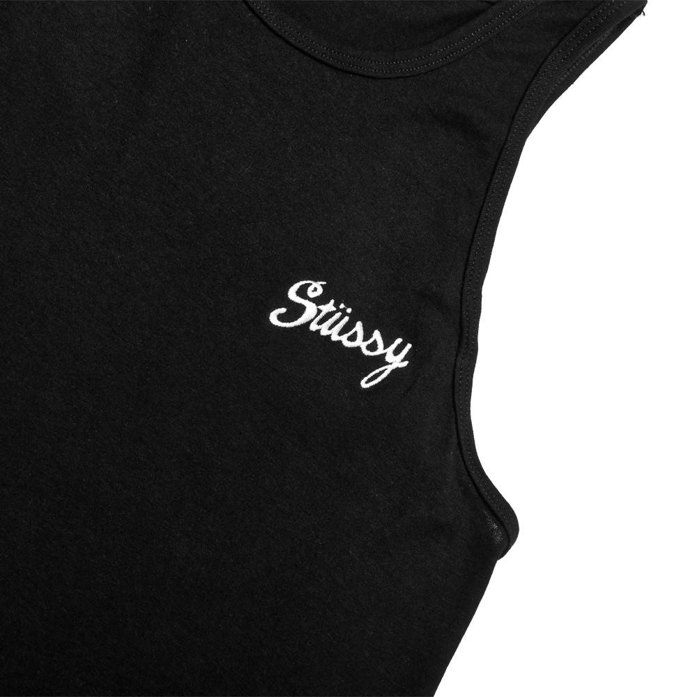 Stüssy Champion Tank Black at shoplostfound, logo