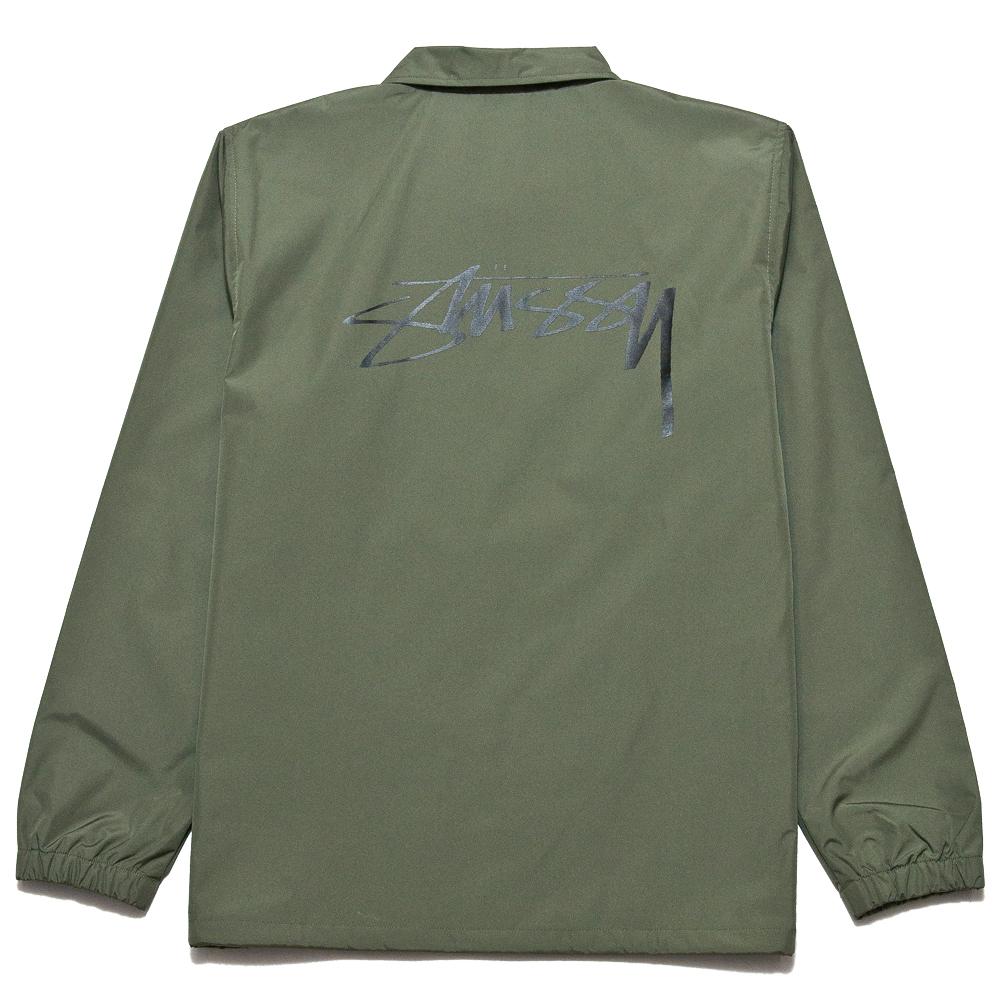 Stüssy Cruize Coach Jacket Olive at shoplostfound, back