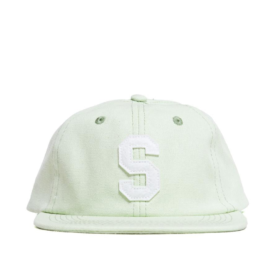 Stüssy Felt S Canvas Strapback Mint Green