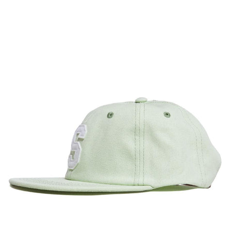 Stüssy Felt S Canvas Strapback Mint Green