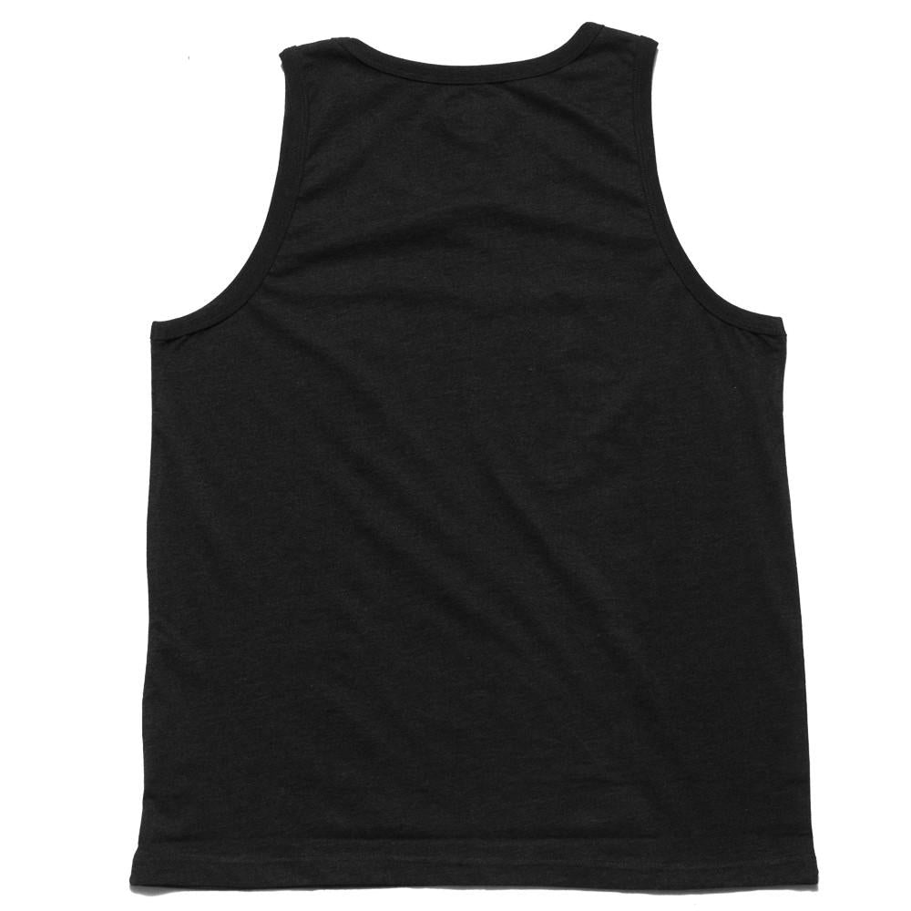 Stüssy Heather O'Dyed Tank Black Heather at shoplostfound, back