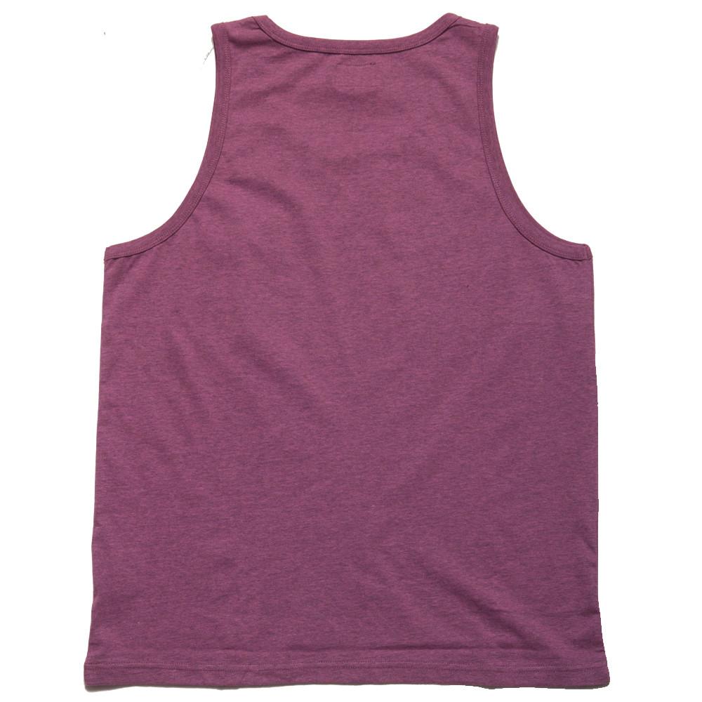 Stüssy Heather O'Dyed Tank Pink Heather at shoplostfound, back