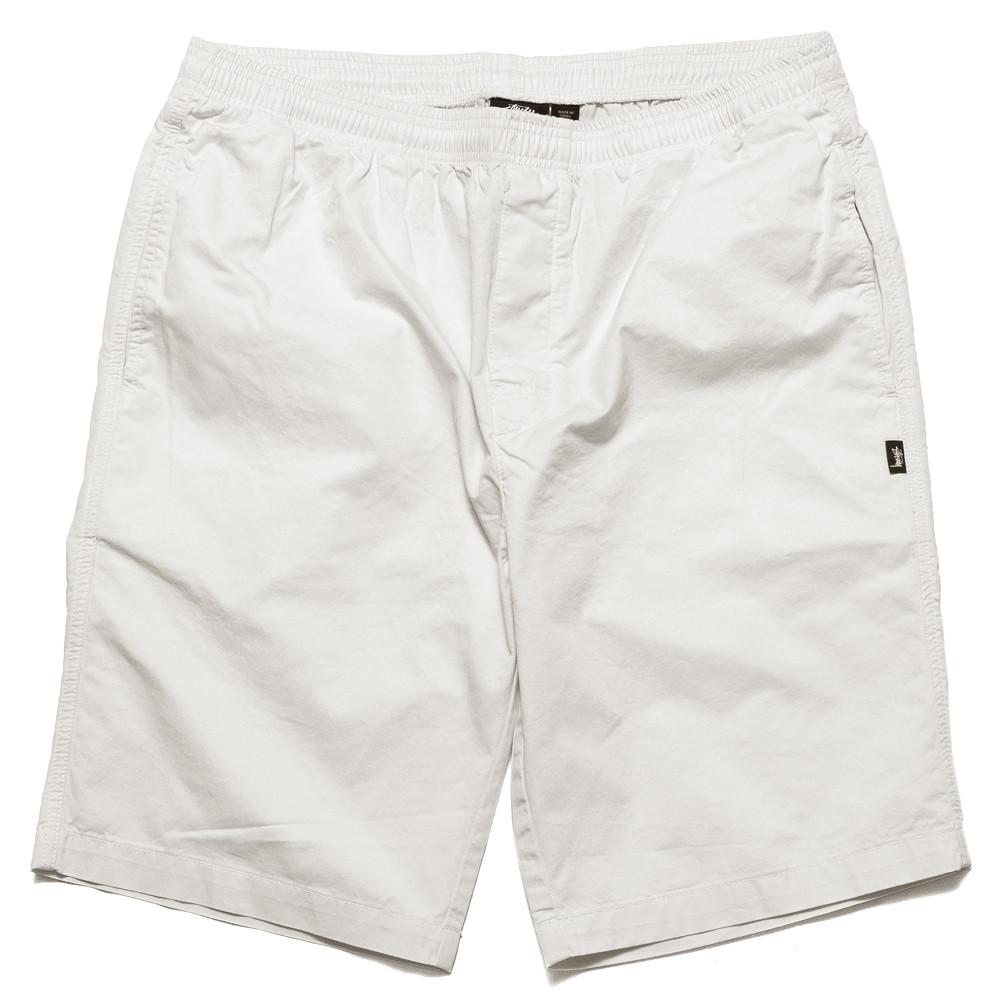 Stussy Light Twill Beach Short Natural at shoplostfound, front