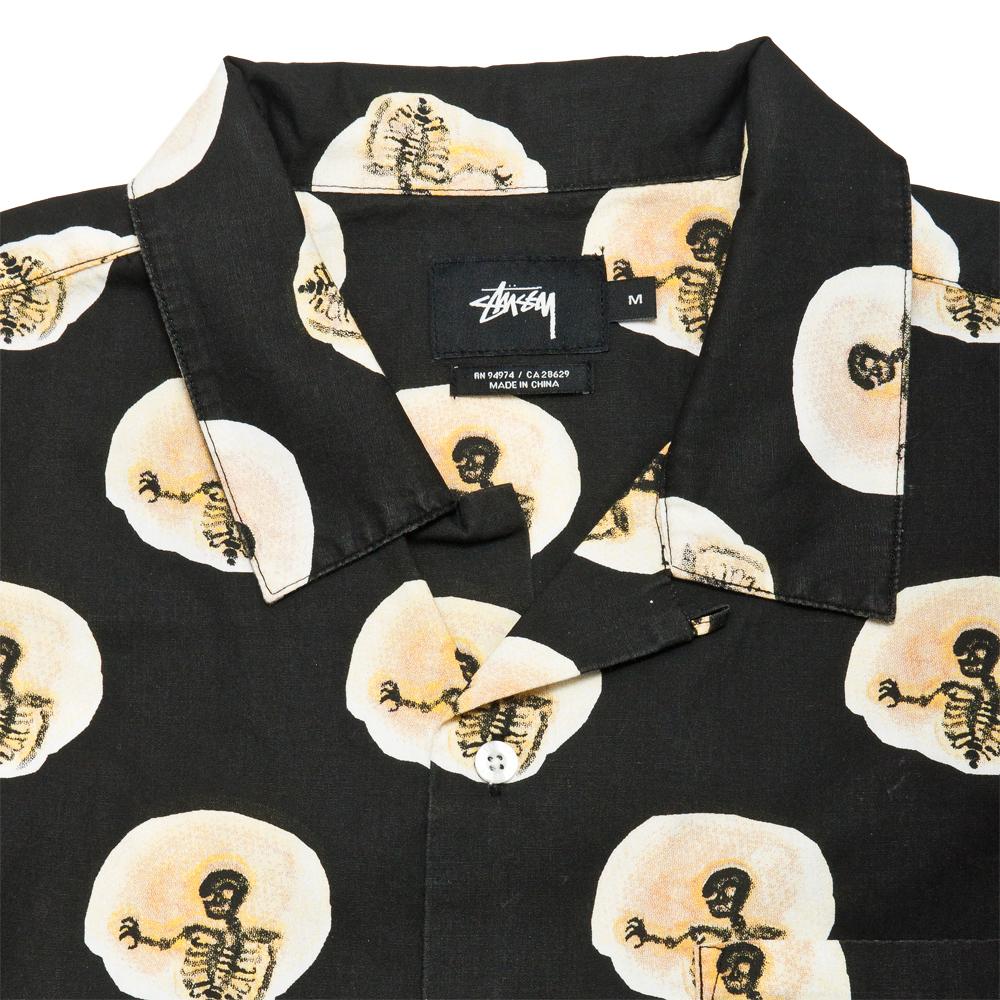 Stüssy Otto Shirt Black at shoplostfound, neck