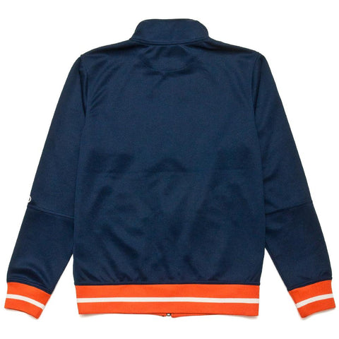 Stüssy Poly Track Jacket Navy at shoplostfound, front
