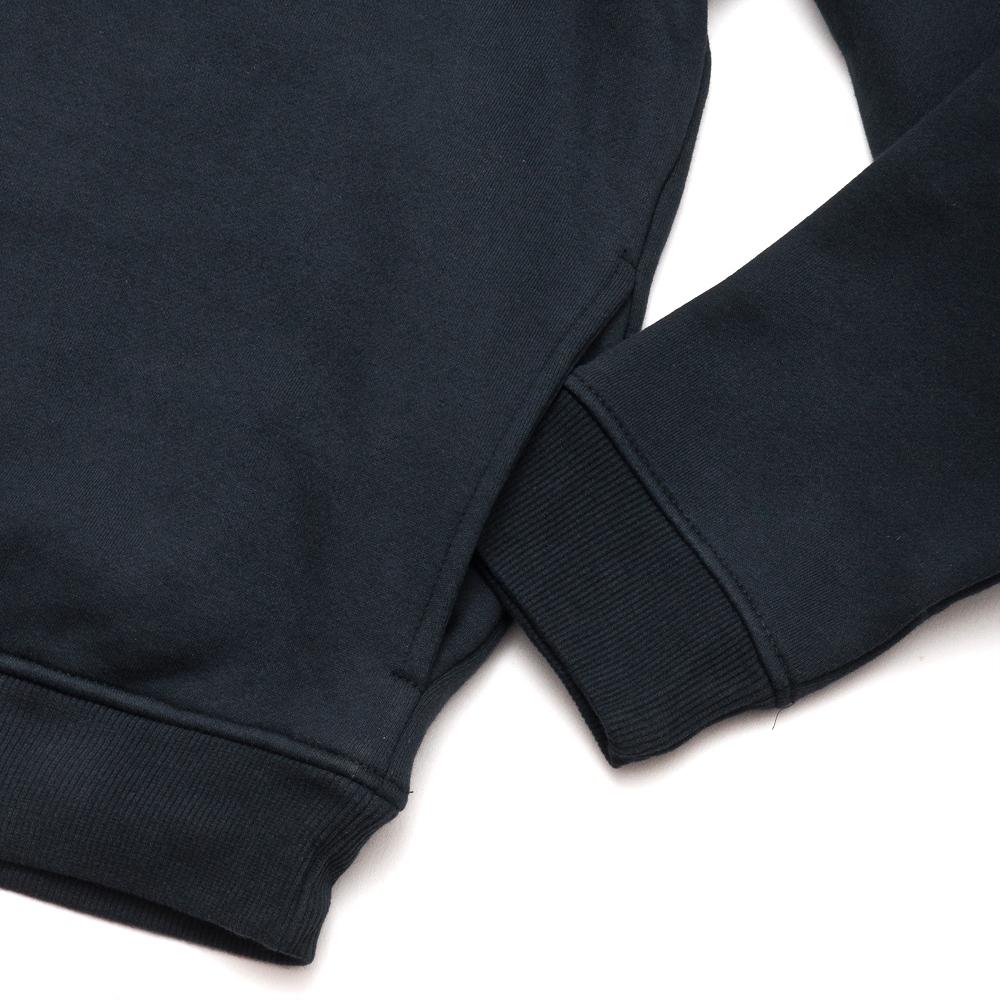 Stüssy Quarter Zip Mock Neck Black at shoplostfound, cuff