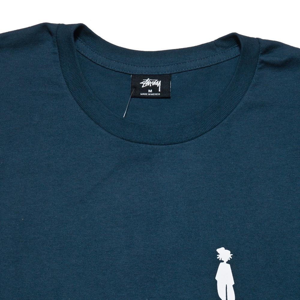 Stüssy Raggamon Tee Navy at shoplostfound, neck