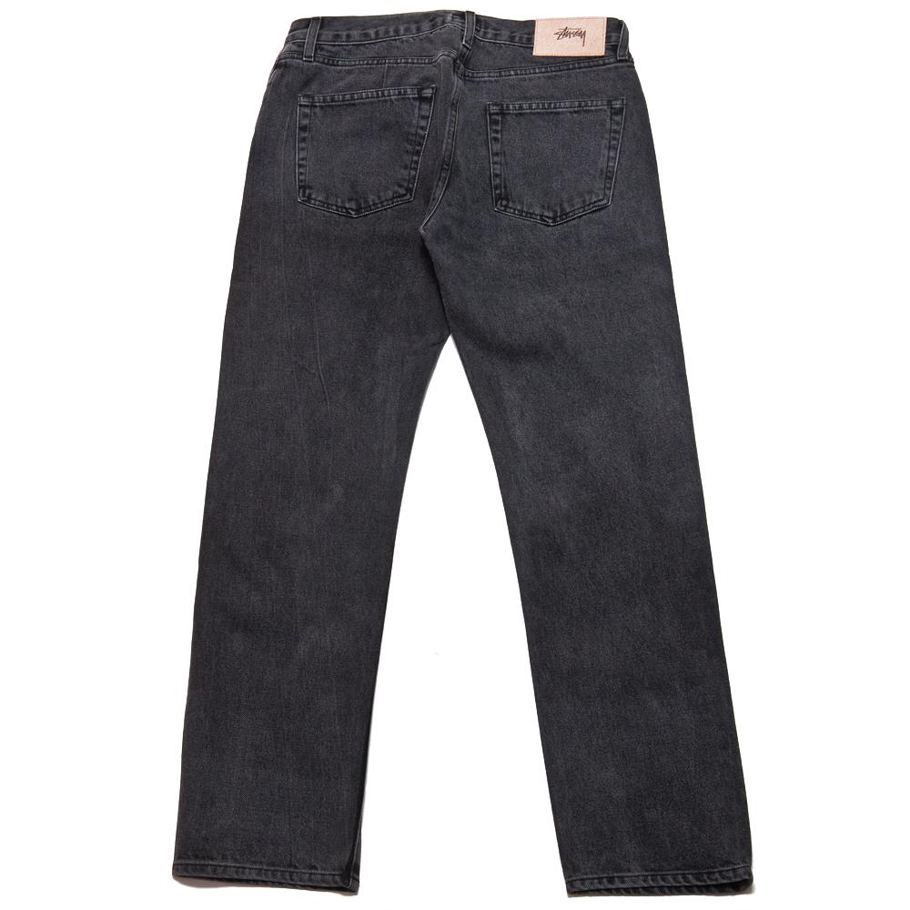 Stüssy Slim Ol' Jeans Black at shoplostfound, back