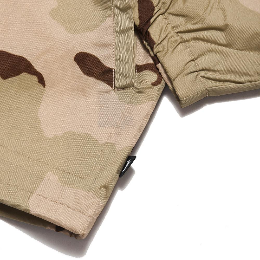 Stussy Spring Coach Jacket Desert Camo at shoplostfound, detail