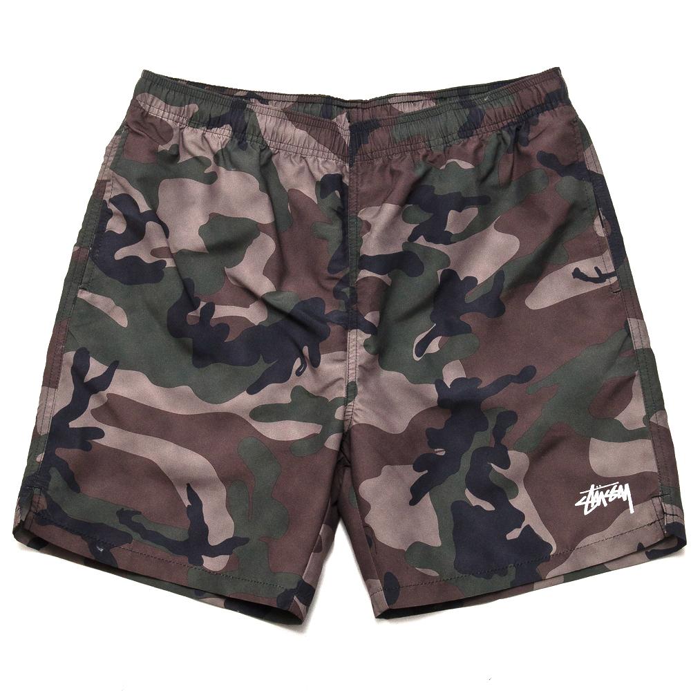 Stüssy Stock Water Short Camo at shoplostfound, front