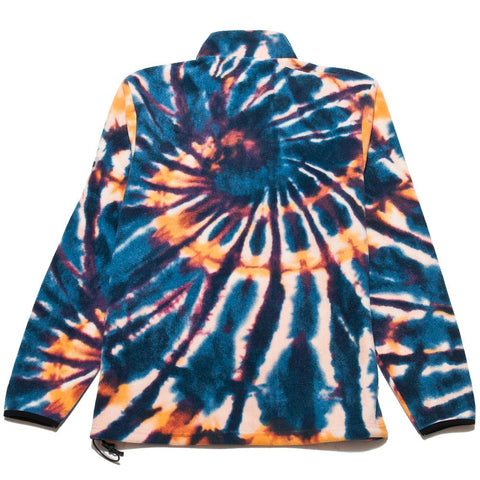 Stüssy Tie Dye Polar Fleece Mock Neck at shoplostfound, front