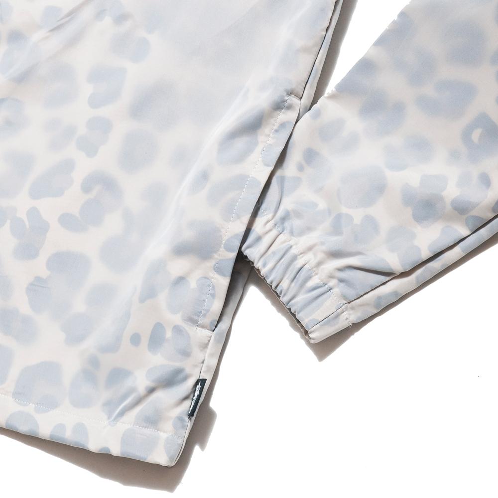 Stüssy Translucent Coach Jacket Leopard at shoplostfound, cuff