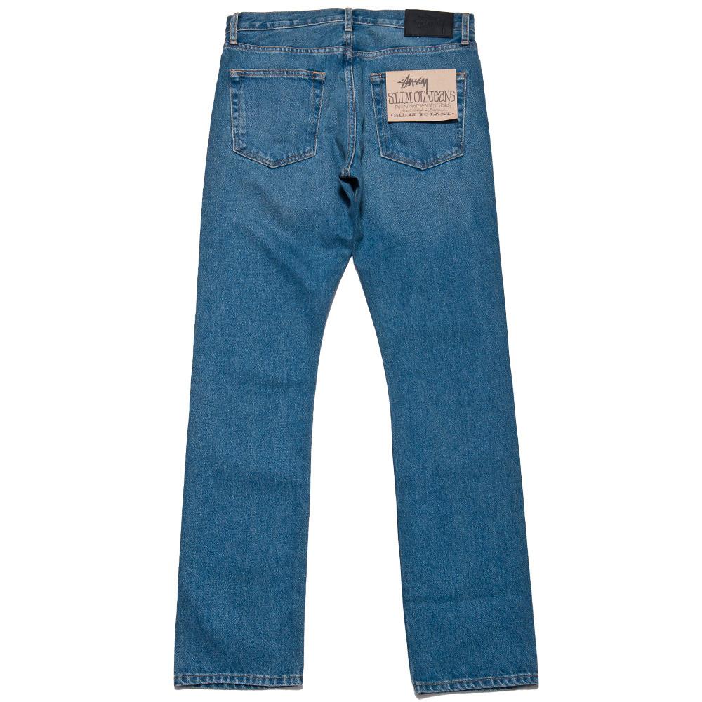 Stüssy USA Light Wash Denim at shoplostfound, back