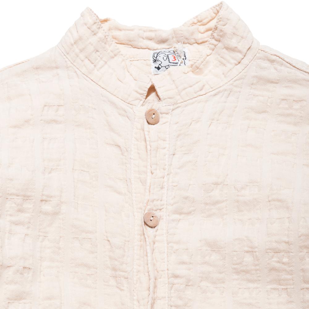 Tender Buggy Back Shirt Airbag Cambric Rinse Wash at shoplostfound, neck