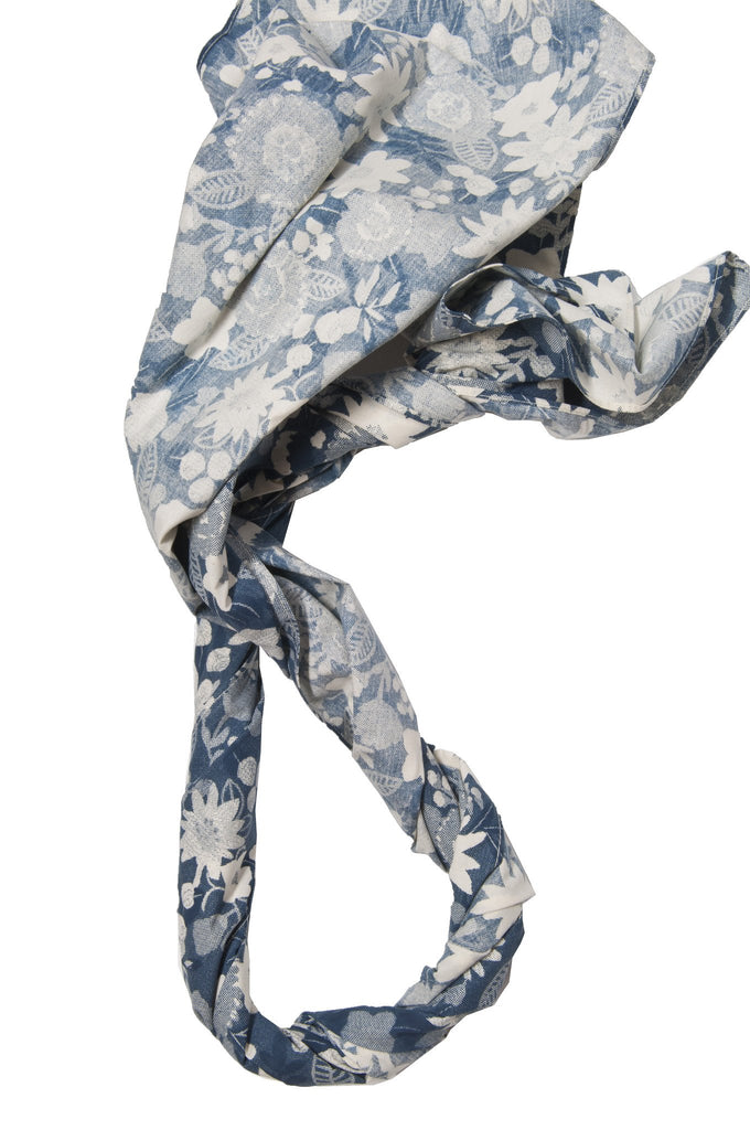 THE HILL-SIDE SC1-212 XEROX FLORAL PRINT SCARF