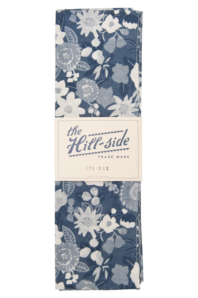 THE HILL-SIDE SC1-212 XEROX FLORAL PRINT SCARF