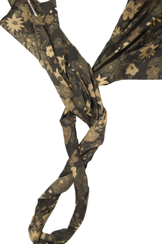 THE HILL-SIDE SC1-213 XEROX FLORAL PRINT CAMO SCARF