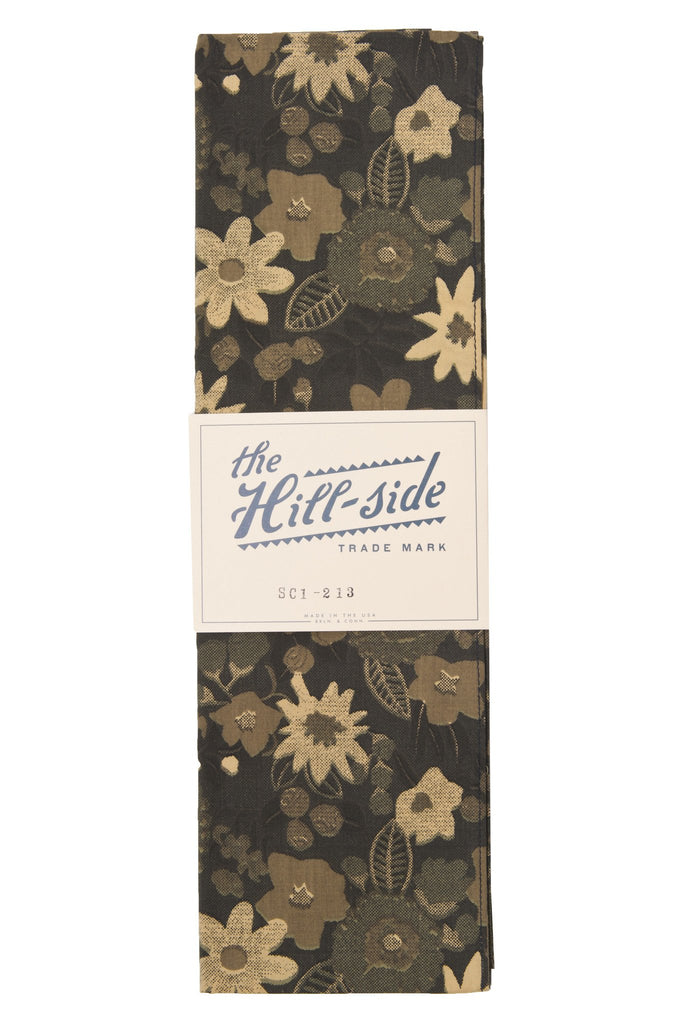 THE HILL-SIDE SC1-213 XEROX FLORAL PRINT CAMO SCARF