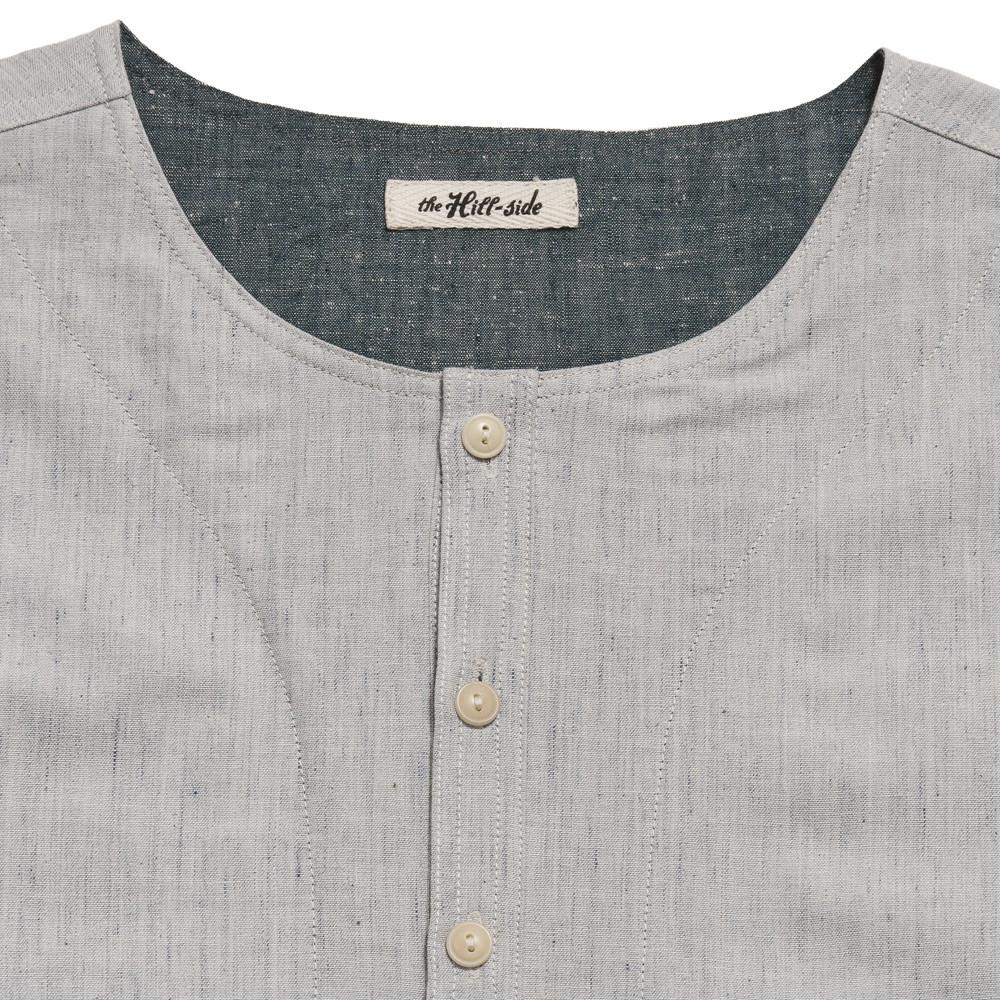 The Hill-side SH3-322 El Segundo Shirt Selvedge Chambray Variegated Pale Indigo Warp