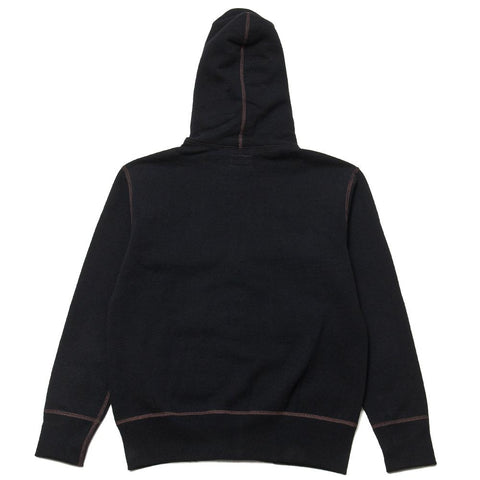 The Real McCoy’s 12oz Full Zip Parka Black at shoplostfound, front