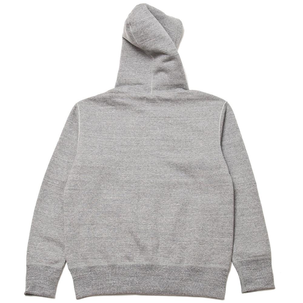 The Real McCoy’s 12oz Full Zip Parka Grey at shoplostfound, back