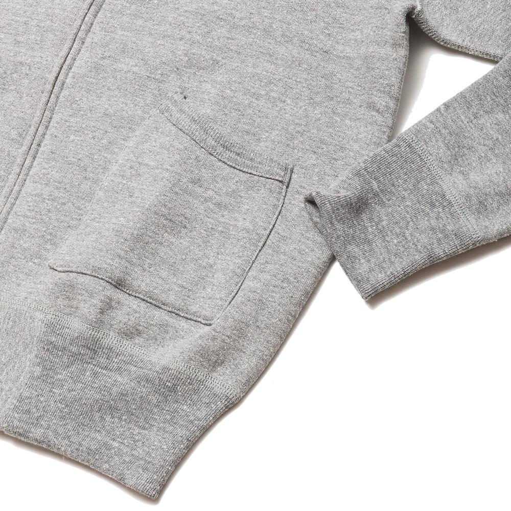 The Real McCoy’s 12oz Full Zip Parka Grey at shoplostfound, cuff