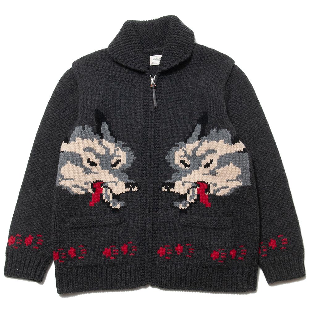 The Real McCoy’s Cowichan Sweater Wolf at shoplostfound, front