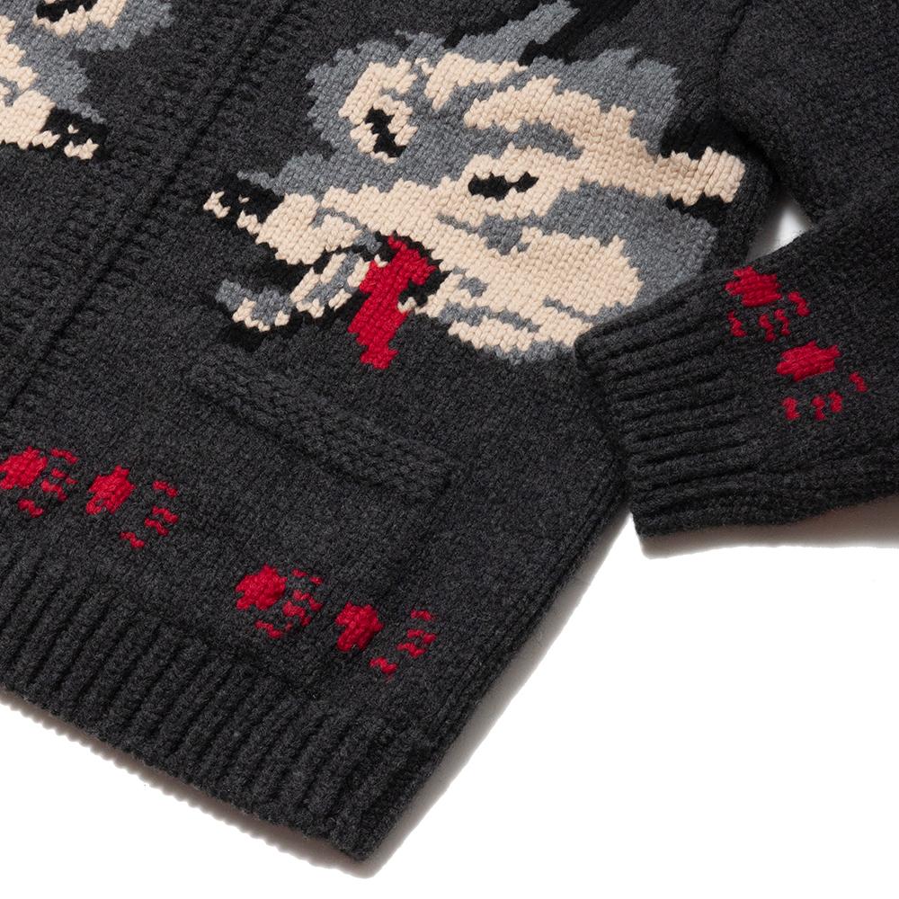 The Real McCoy’s Cowichan Sweater Wolf at shoplostfound, cuff