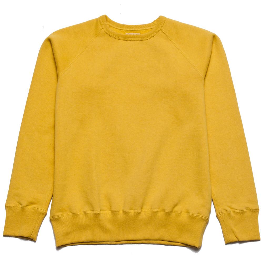 The Real McCoy’s Joe McCoy MC17031 Freedom Sleeve Sweatshirt Yellow at shoplostfound, front