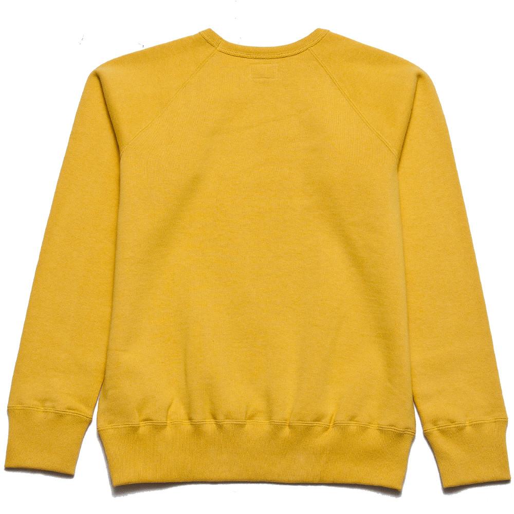 The Real McCoy’s Joe McCoy MC17031 Freedom Sleeve Sweatshirt Yellow at shoplostfound, back