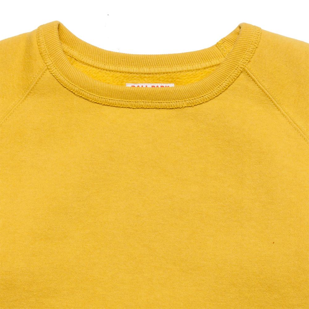 The Real McCoy’s Joe McCoy MC17031 Freedom Sleeve Sweatshirt Yellow at shoplostfound, neck