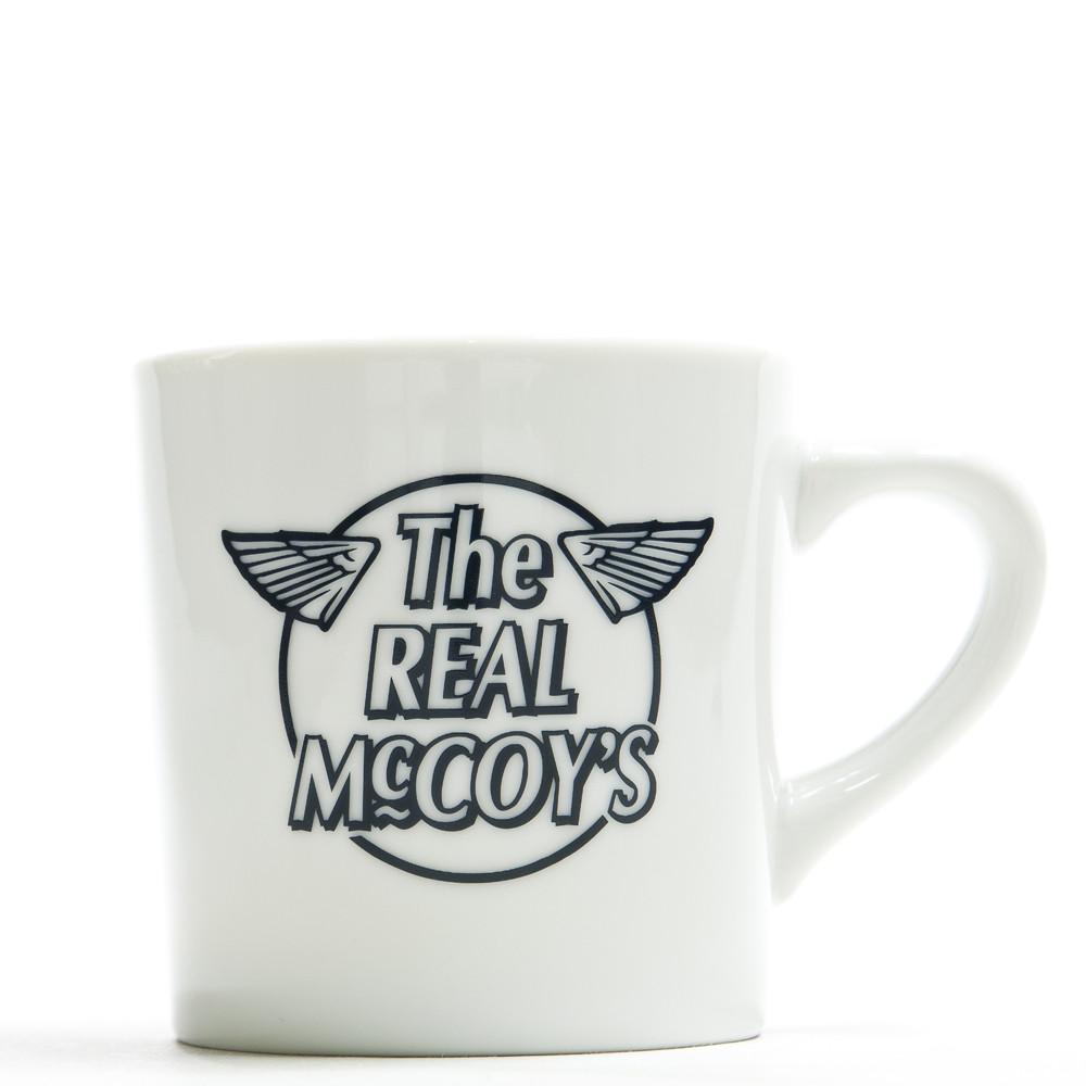 The Real McCoy’s MN8002 Baked Ceramic Mug Cup Wing Logo at shoplostfound in Toronto, front