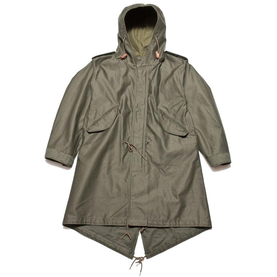 The Real McCoy’s MJ13151 M-1951 Parka-Shell Olive Green at shoplostfound, front