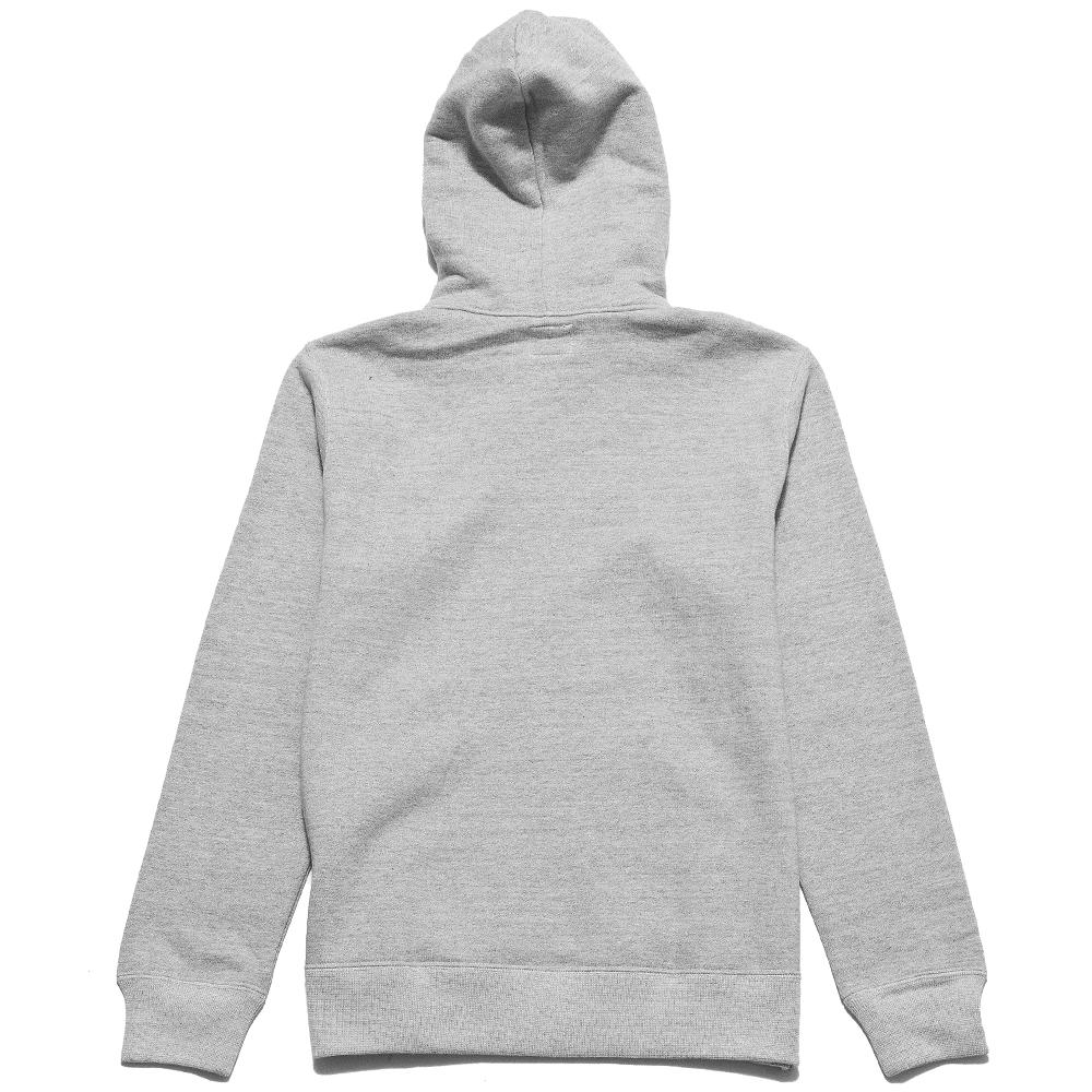 The Real McCoy's 10oz Sweat Parka Grey MC13022 at shoplostfound, back