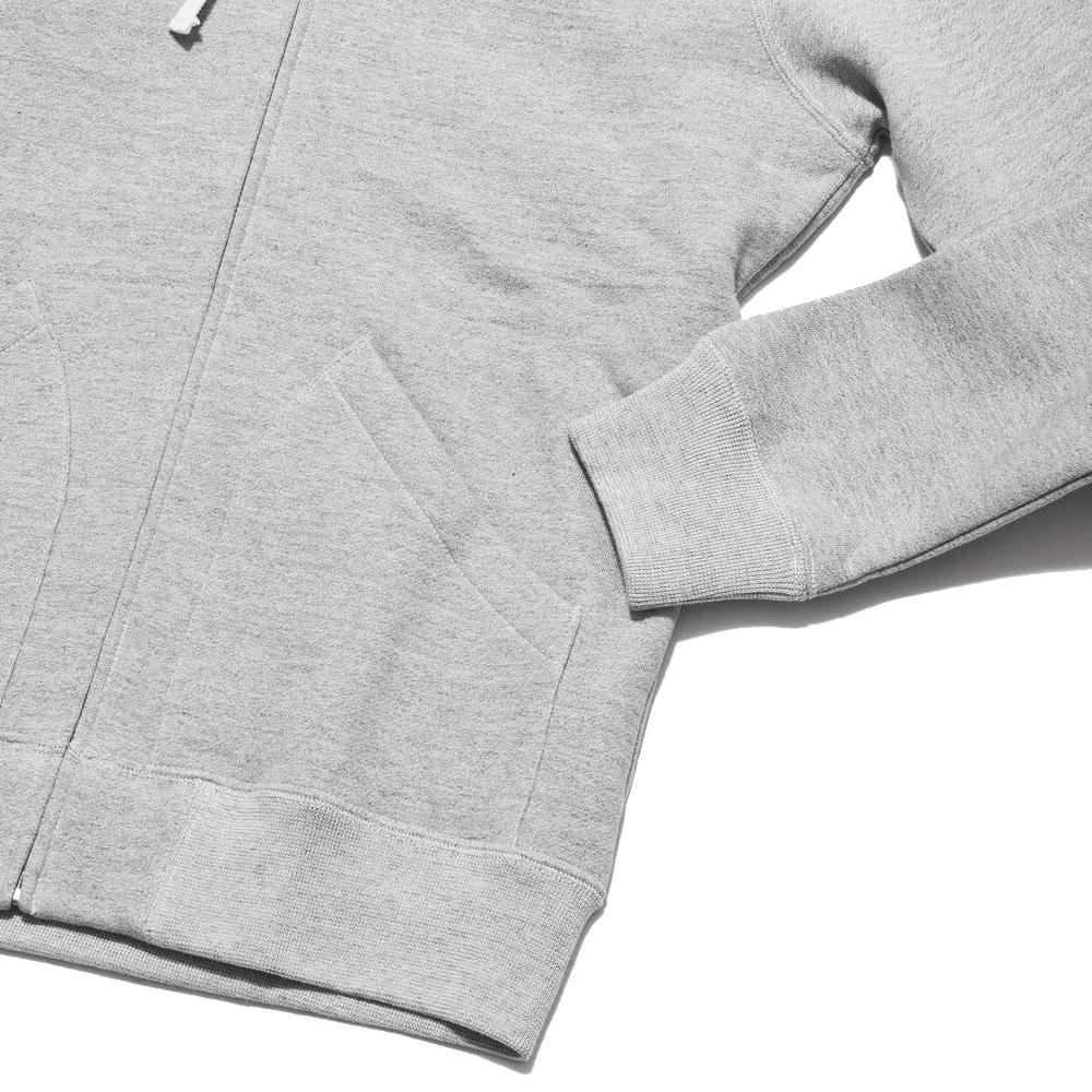 The Real McCoy's 10oz Sweat Parka Grey MC13022 at shoplostfound, cuff