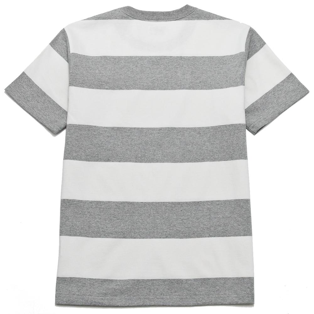 The Real McCoy's 1950's Striped Tee Grey at shoplostfound, back