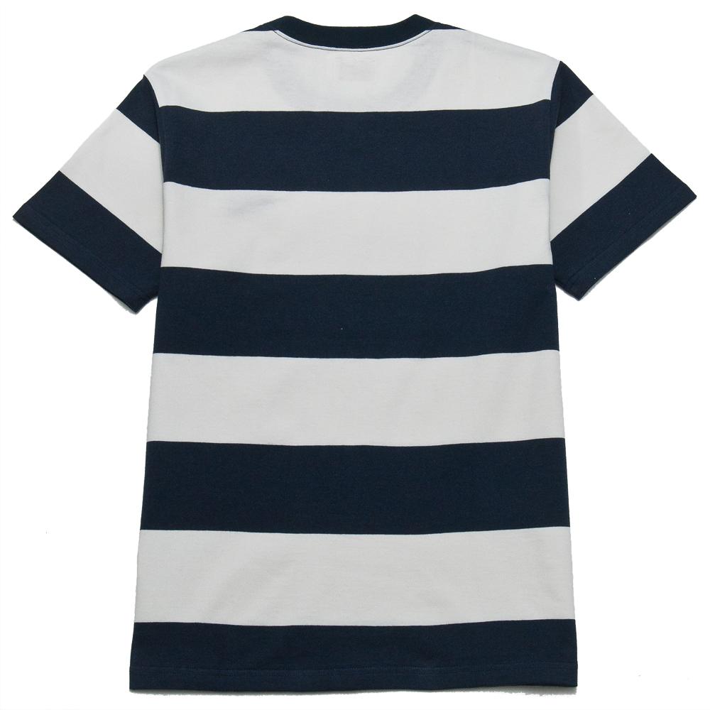 The Real McCoy's 1950's Striped Tee Navy at shoplostfound, back