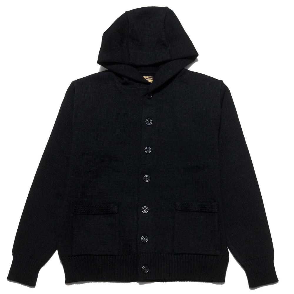 The Real McCoy's 30s Hooded Athletic Sweater MC17112 at shoplostfound, front