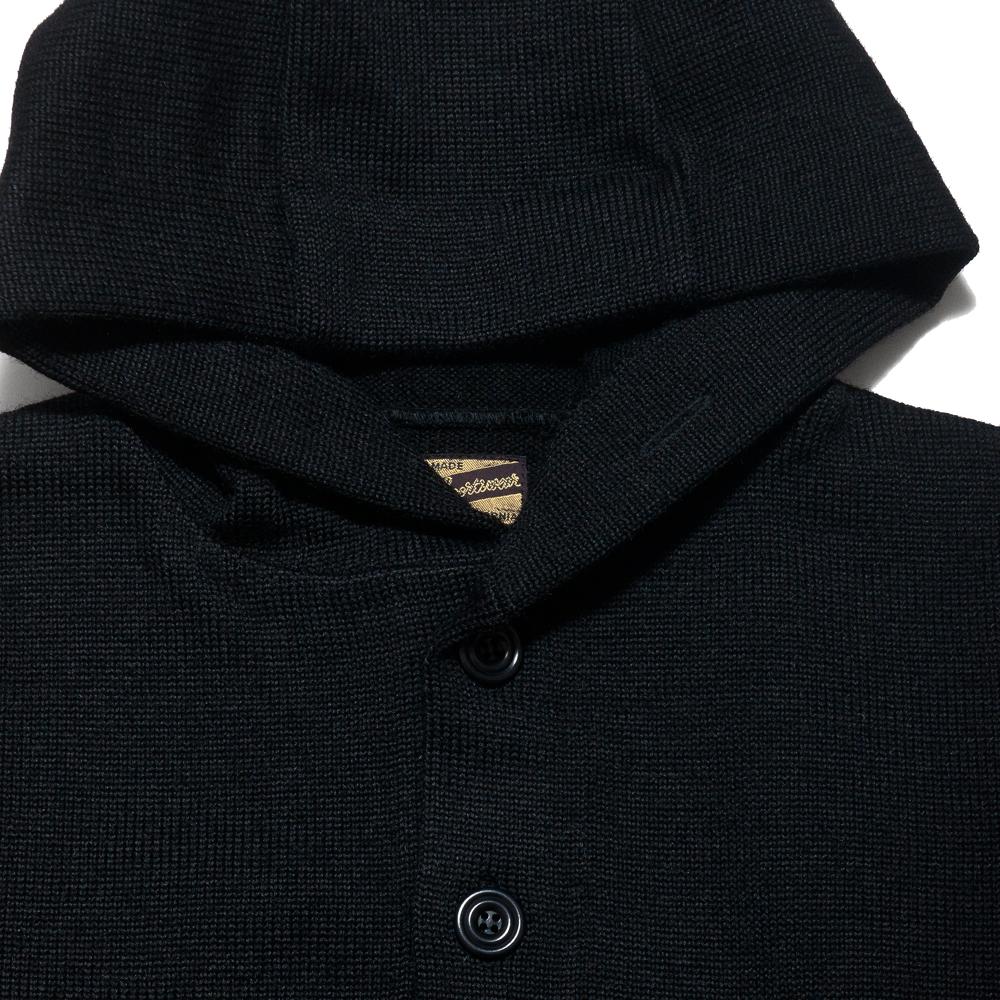 The Real McCoy's 30s Hooded Athletic Sweater MC17112 at shoplostfound, neck