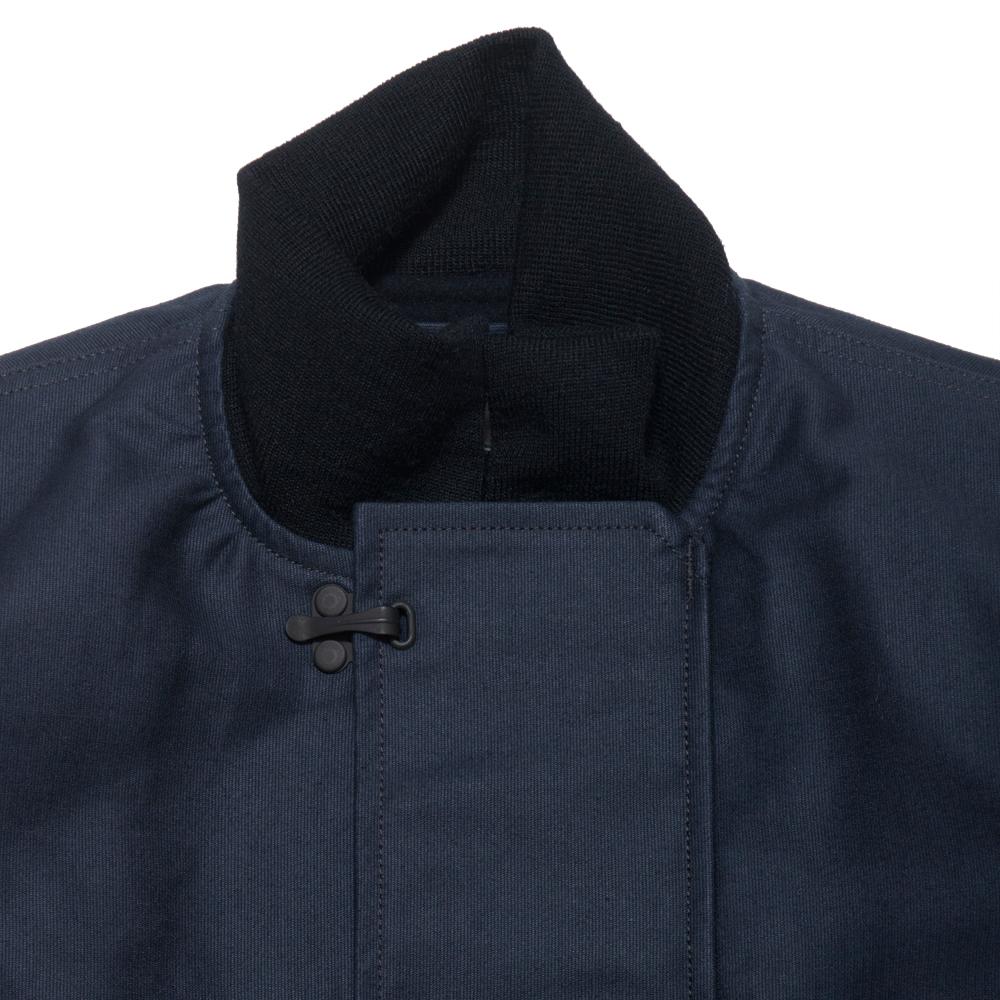 The Real McCoy's Blue Cold Weather Jacket MJ17107 at shoplostfound, neck