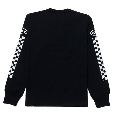 The Real McCoy's Buco Long Sleeve Race & Track Black BC18003 at shoplostfound, front