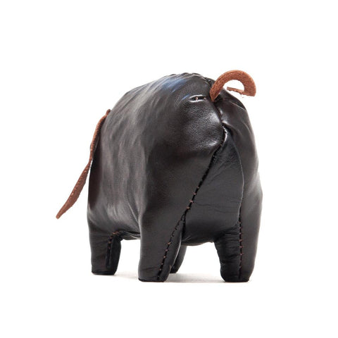 The Real McCoy's Handcrafted Horsehide Small Pig at shoplostfound, front