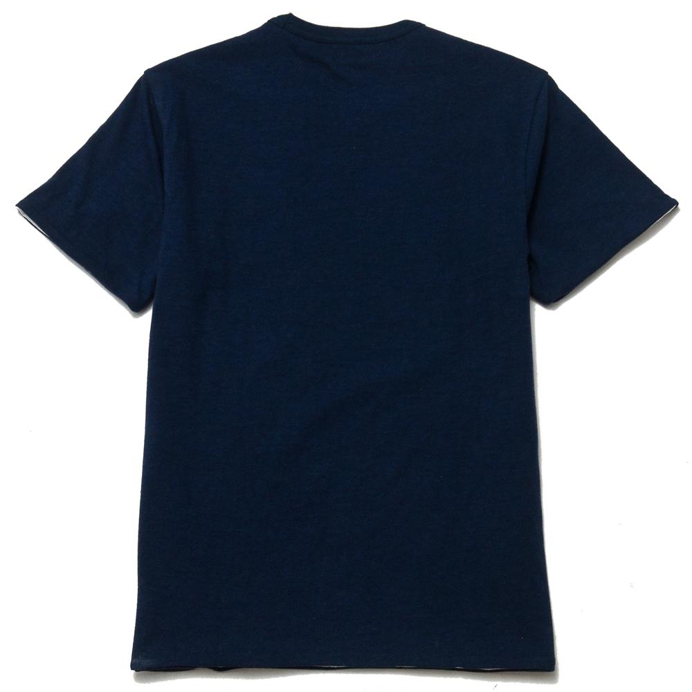 The Real McCoy's JM Reversible Tee Navy/White MC18032 at shoplostfound, back