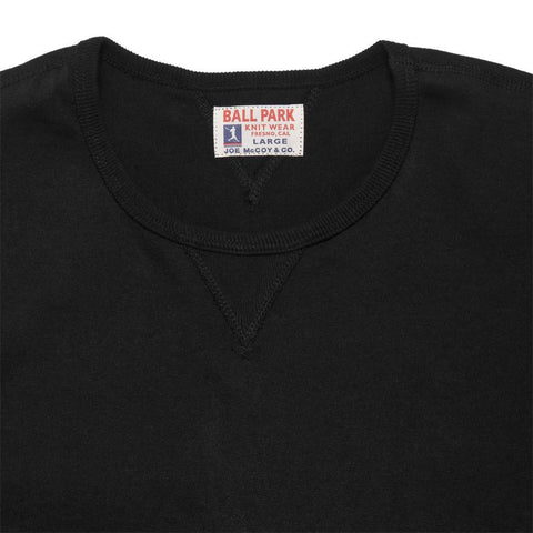 The Real McCoy's Joe McCoy Gusset Athletic Tee Black at shoplostfound, front