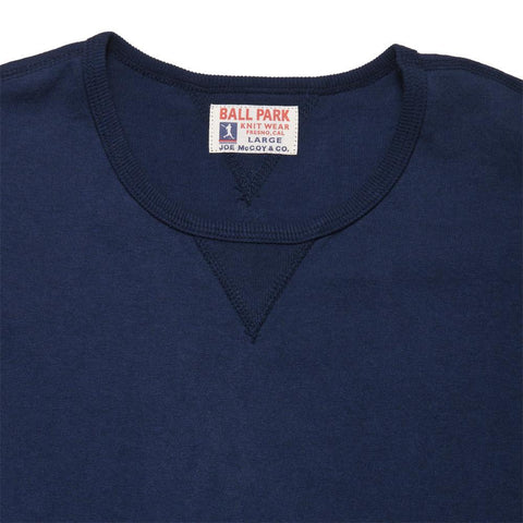 The Real McCoy's Joe McCoy Gusset Athletic Tee Navy at shoplostfound, front
