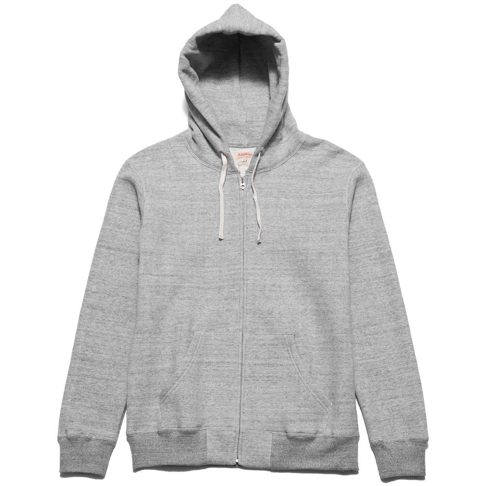 The Real McCoy's Loop Wheel Full Zip Grey MC17119